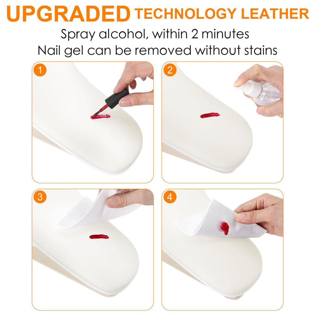 AONOLOVO non-slip pads prevent sliding on smooth work surfaces.
