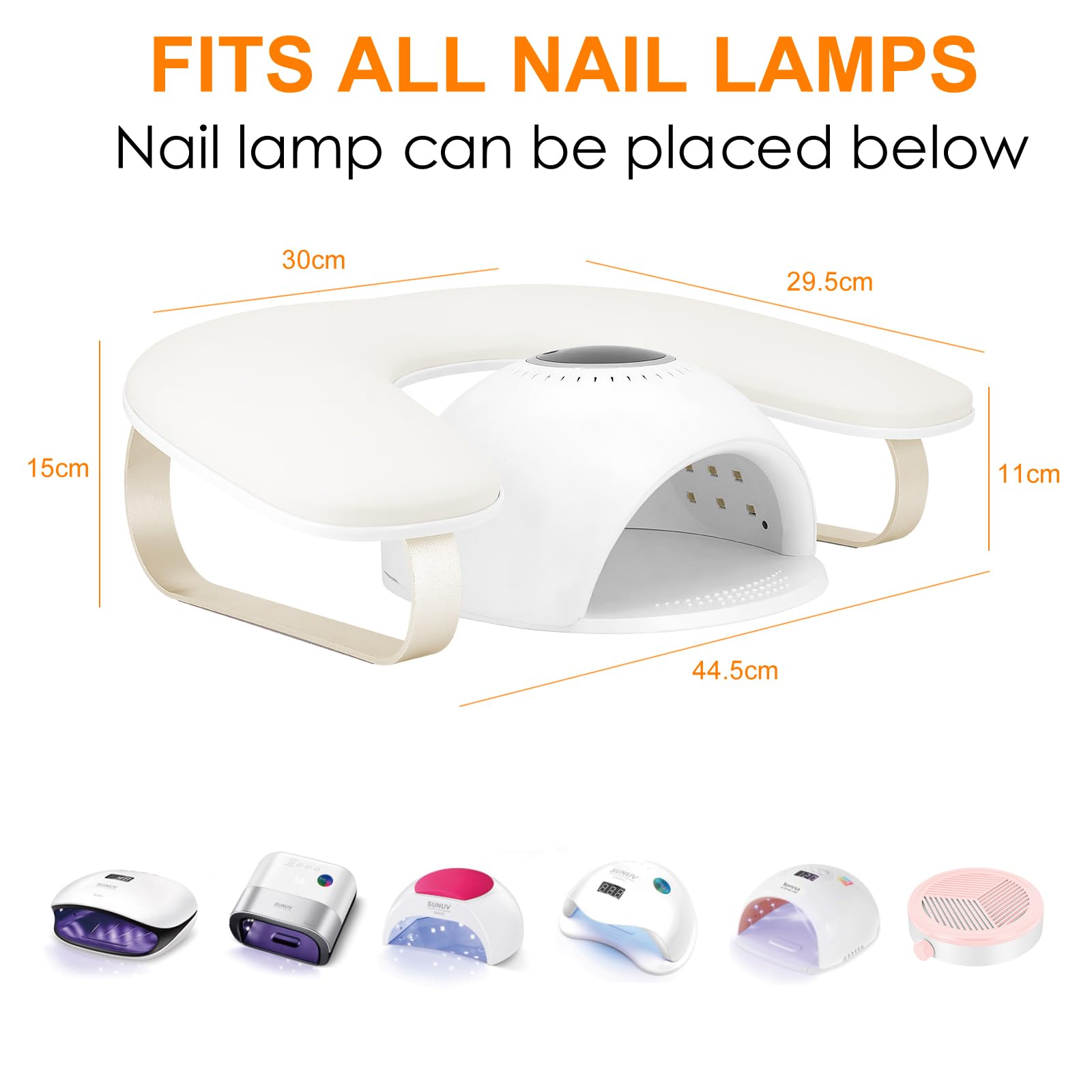AONOLOVO interior cushioning offers soft comfort during long manicures.