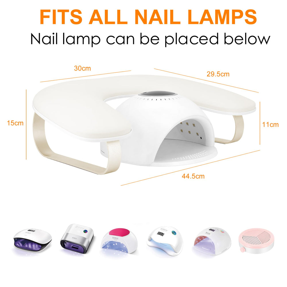 AONOLOVO interior cushioning offers soft comfort during long manicures.