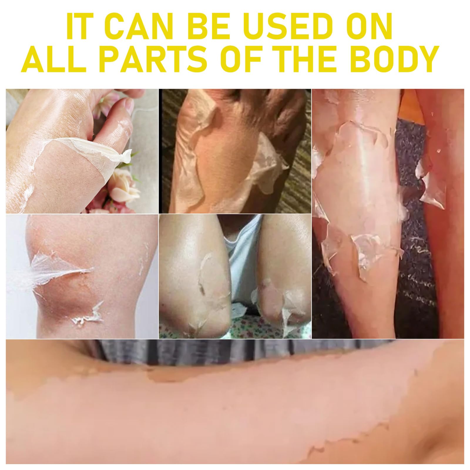 AOPEIBOTO peeling oil being applied with cotton swab for precise spot treatment