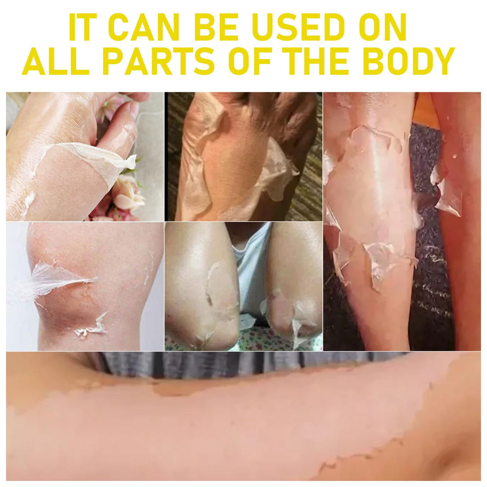 AOPEIBOTO peeling oil being applied with cotton swab for precise spot treatment