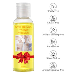 AOPEIBOTO Yellow Peeling Oil ingredients highlight natural extracts and salicylic acid