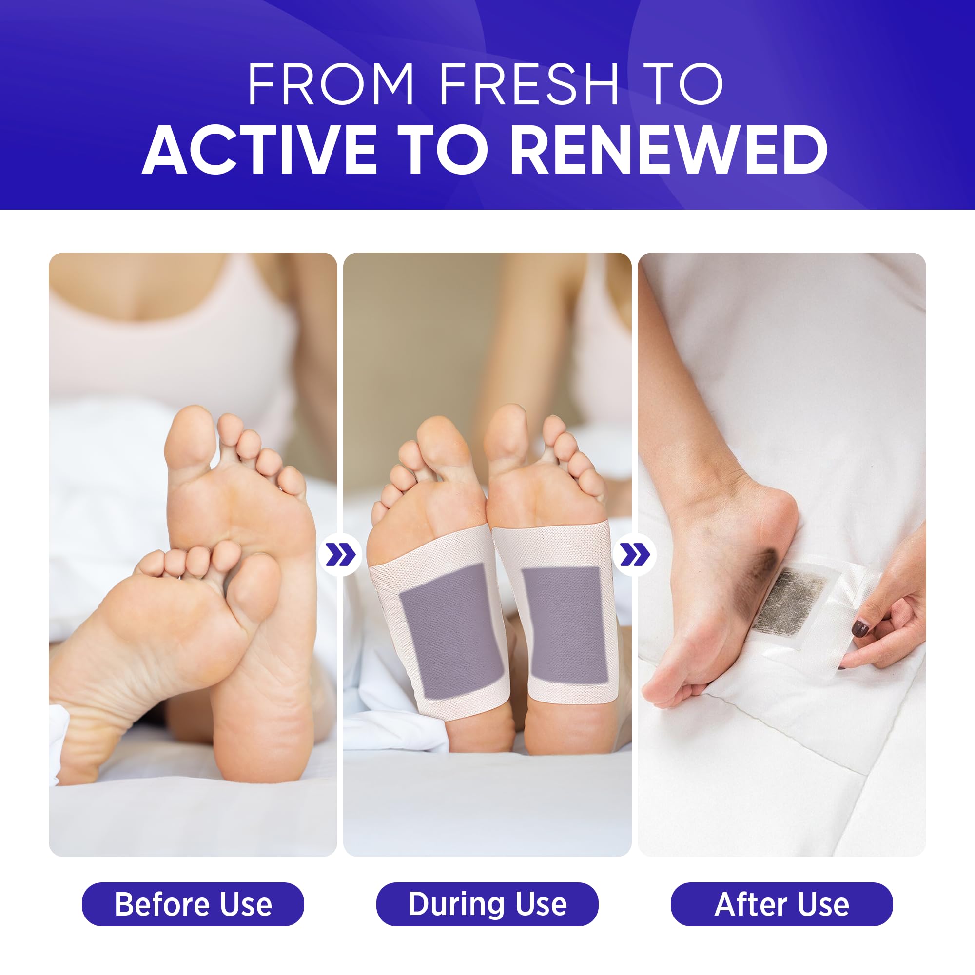 AOSORW lavender ginger aroma foot pads create a soothing nighttime ritual