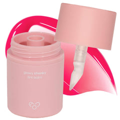 AOU Glowy Chonky Tint Balm Apple packaging close-up showing hygienic design
