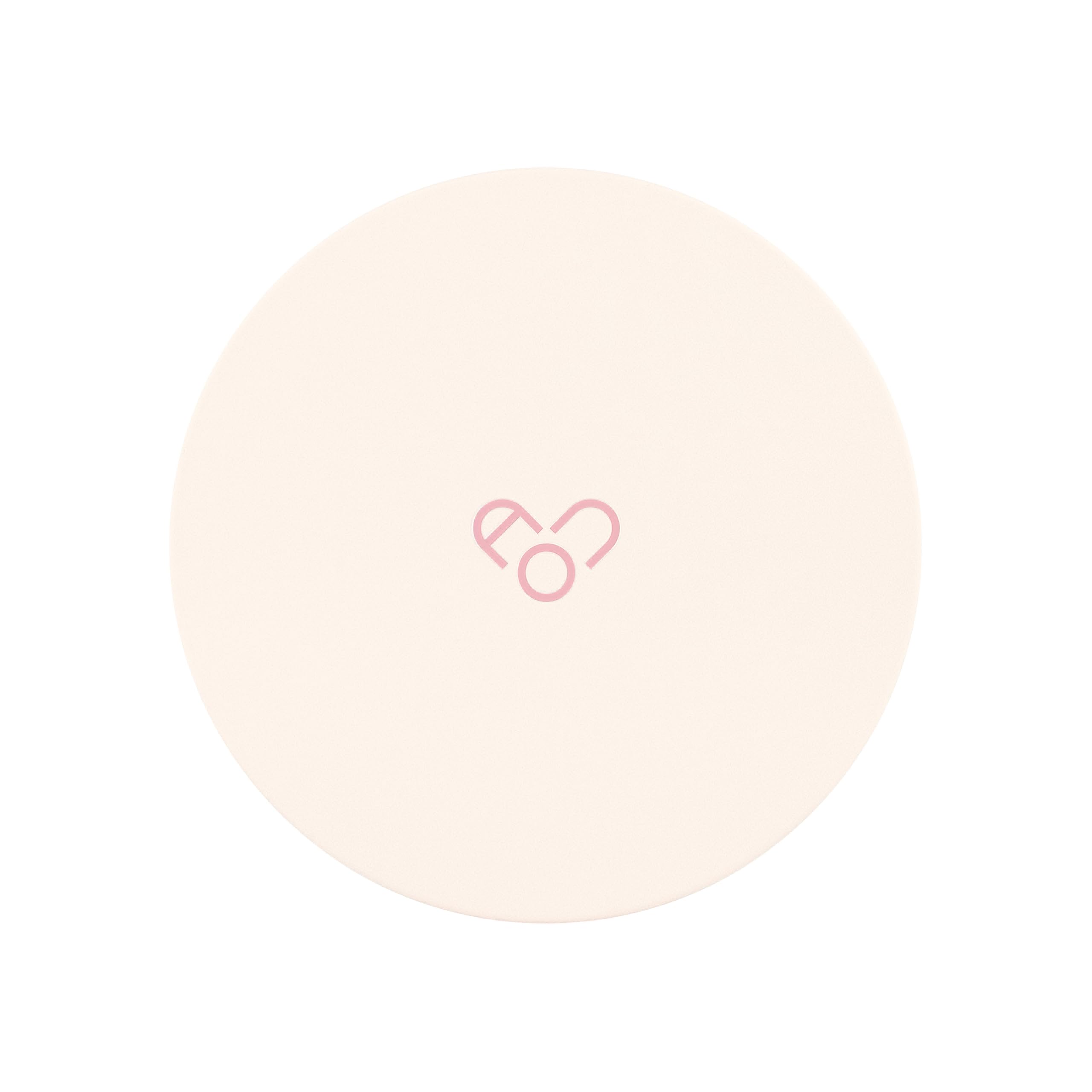 AOU GLOWY TINT BALM lip swatch with subtle color and moisture