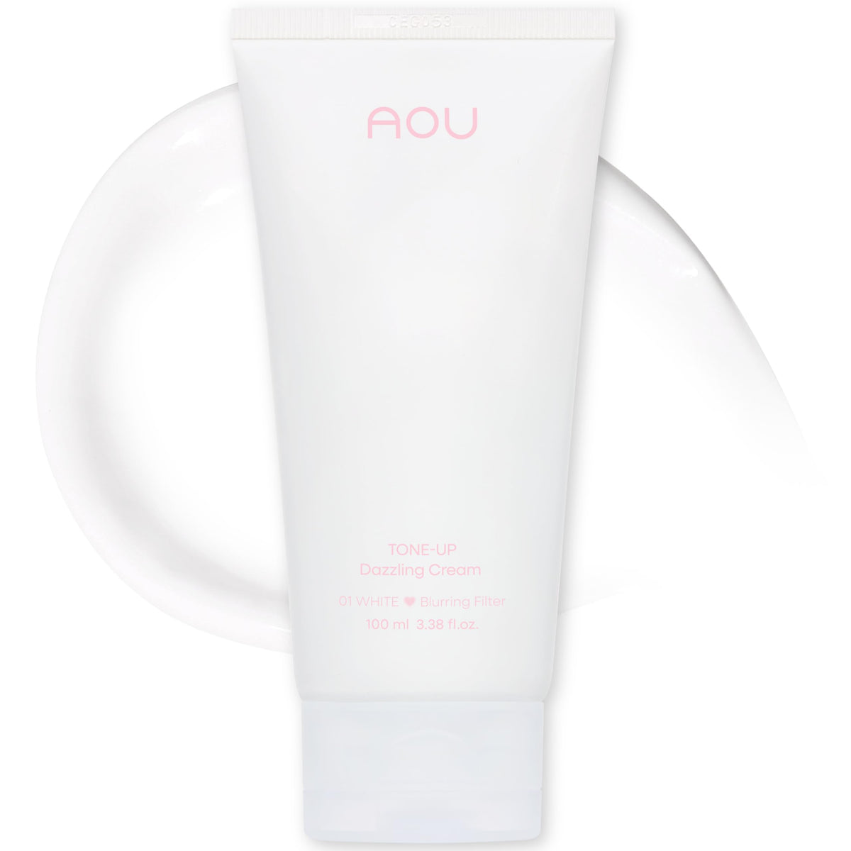 AOU Tone-Up Dazzling Cream 01 White jar close-up for natural, even skin tone