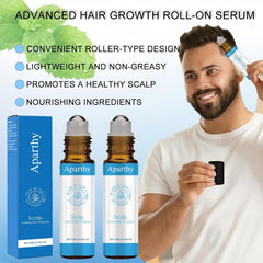 Close-up of the rollerball applying serum smoothly
