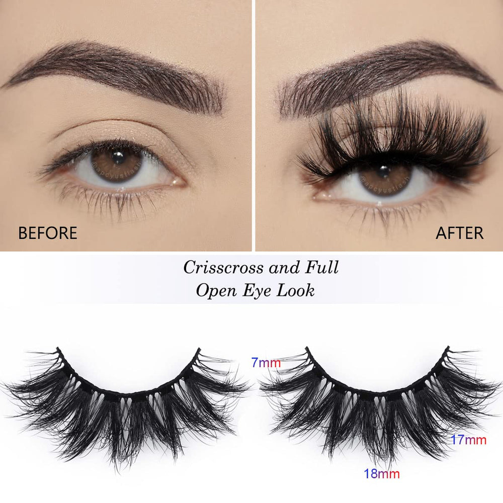 APCYUST flexible band allows easy application along your natural lash line.