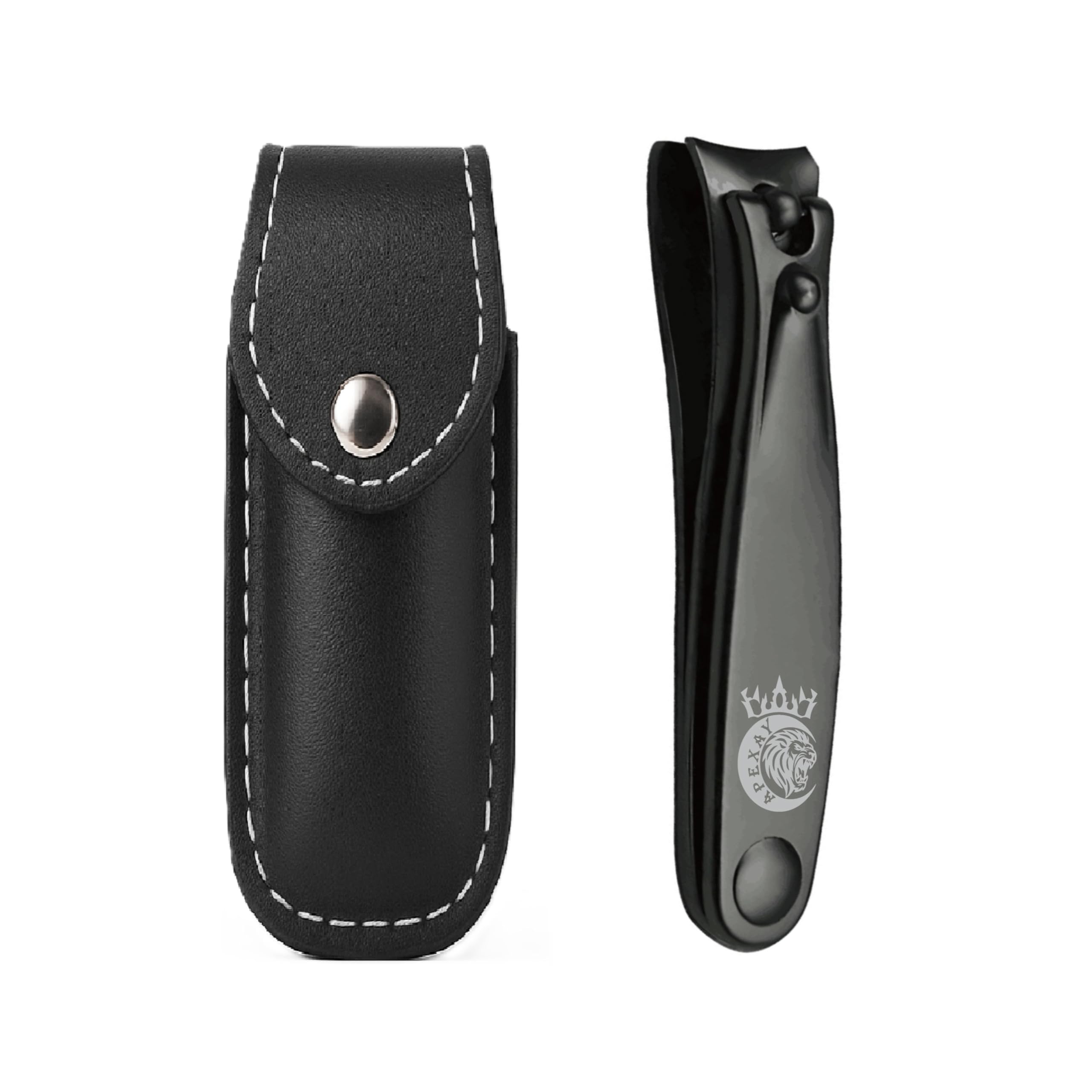 Apexay nail clipper Solingen close-up shows durable steel for precise cuts.