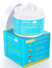 Aphesia Urea 40% cream tube close-up shows a rich, fast-absorbing formula for dry skin.