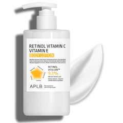 APLB Retinol Vita Cen bottle pump for easy, mess-free application.