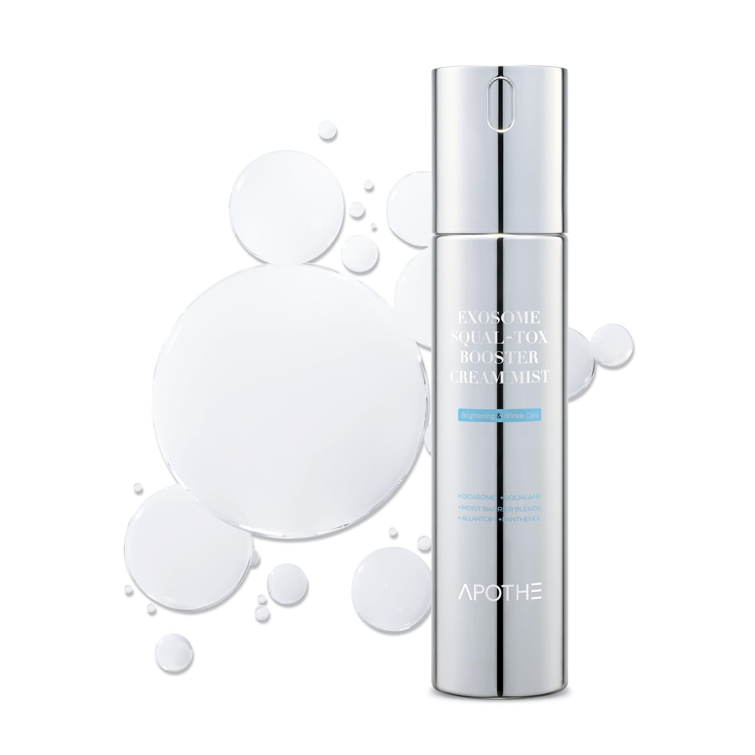 APOTHE Exosome Squal-Tox Booster Mist bottle for all-day hydration.