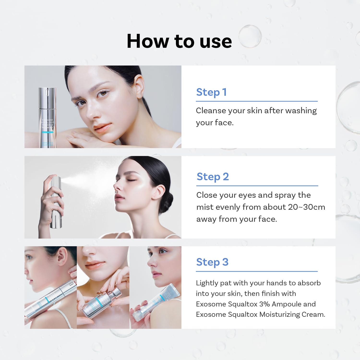 APOTHE Exosome Squal-Tox Booster Mist travel-friendly size for on-the-go use.