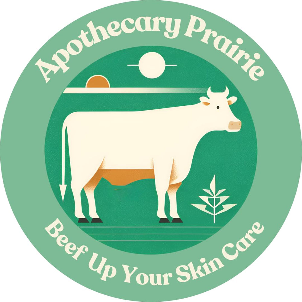 Apothecary Prairie balm applied to dry skin areas for daily moisture