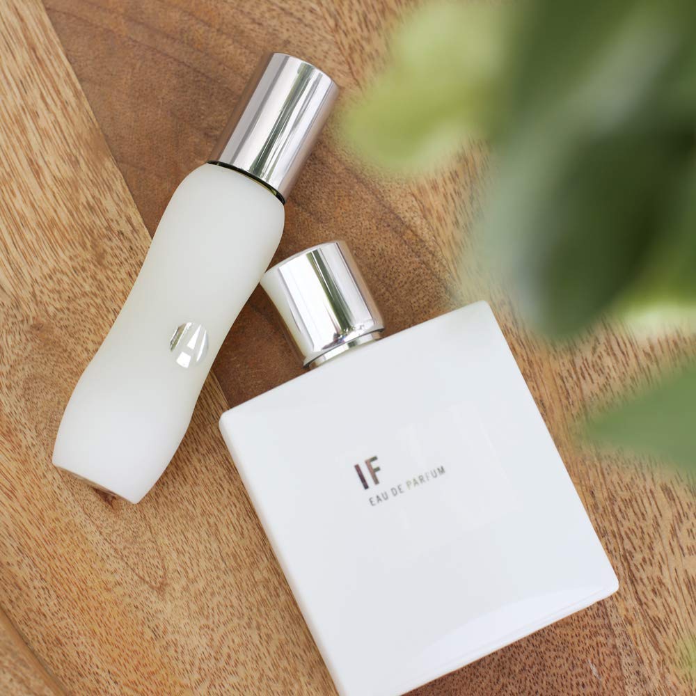 Applying the IF Roll-On on the wrist for subtle fragrance