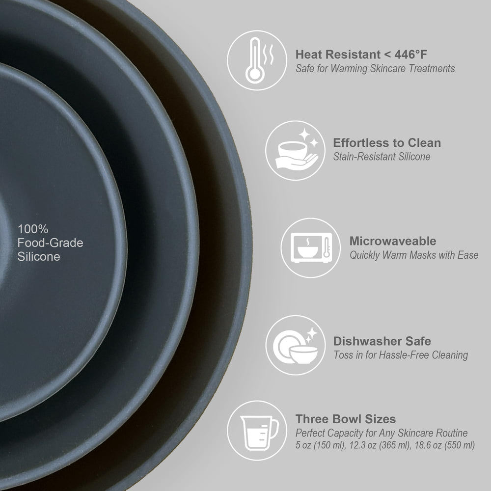 APPEARUS 12oz silicone bowl for facial masks for mid-size blends