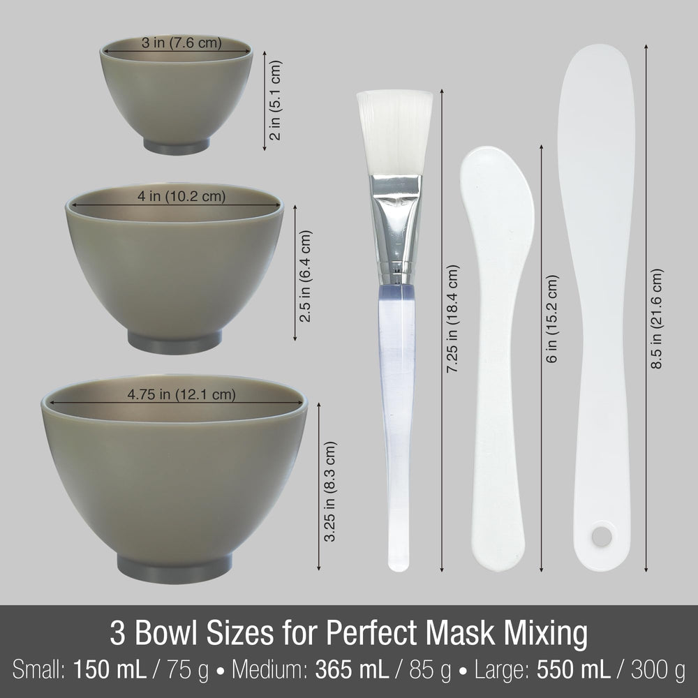 APPEARUS 18oz silicone bowl for facial masks for large batches
