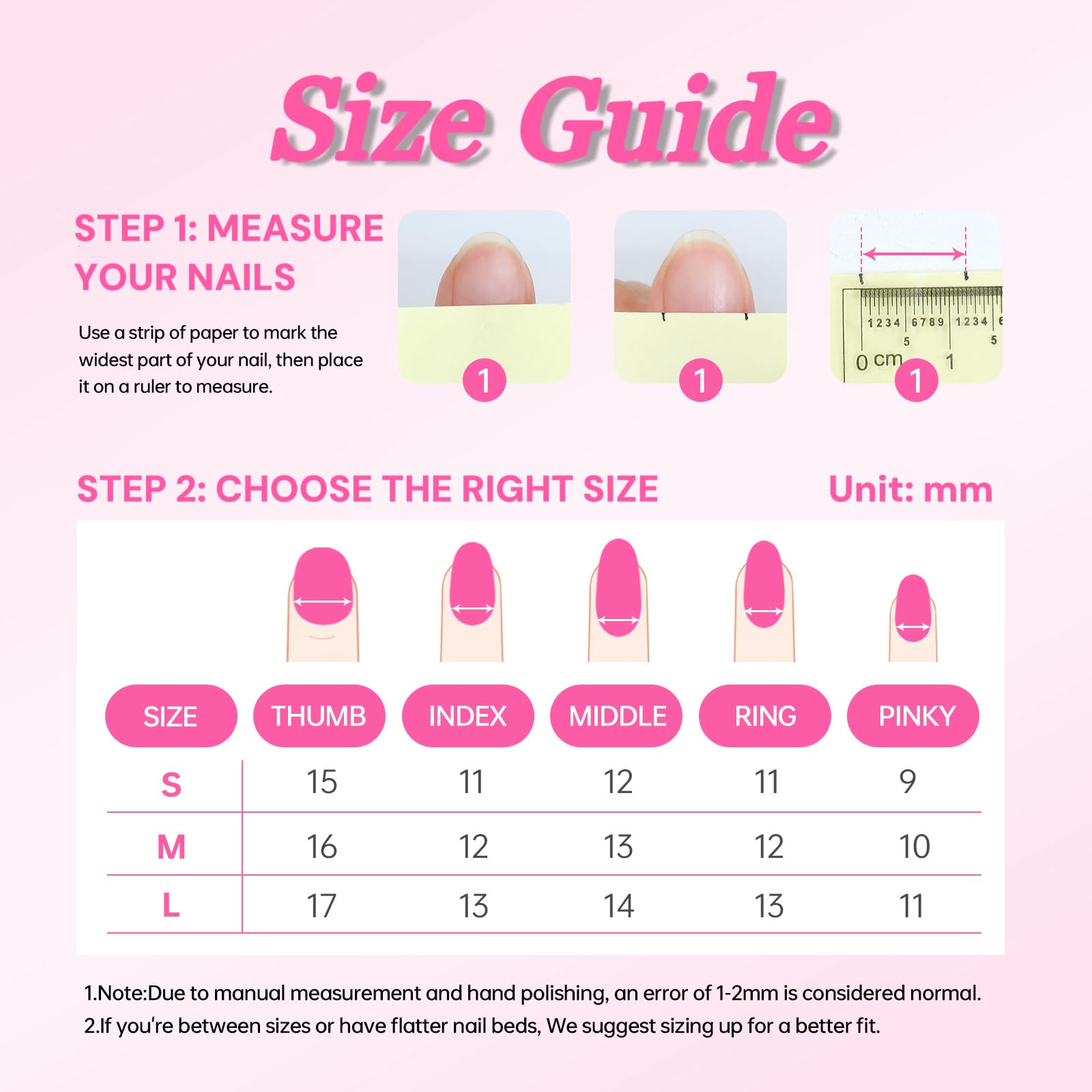 Appife Handcrafted acrylic nails offering salon-like thickness for all-day wear.