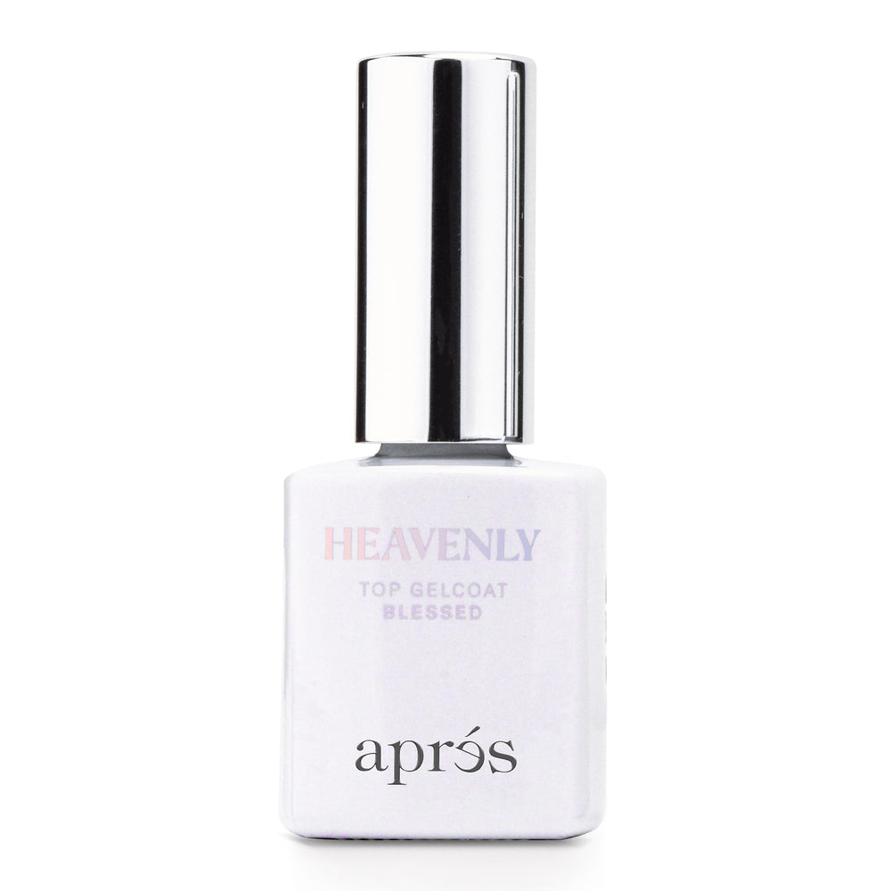 APRÉS Heavenly Top Gelcoat application shot showcasing quick 60 second LED cure
