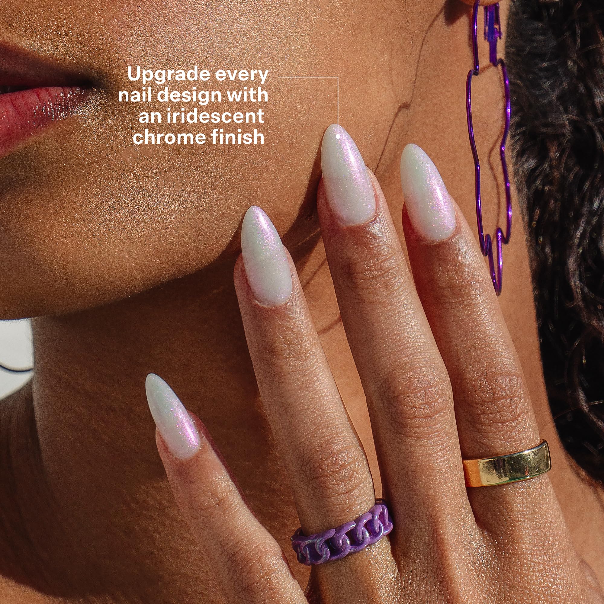APRÉS Heavenly Top Gelcoat Cherub pink-red glow adds vibrant, eye catching nails