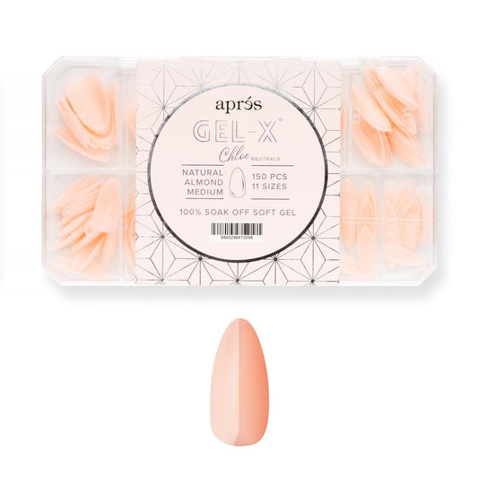 APRÉS Neutrals Gel-X Chloe box packaging showing premium nail tips for pros