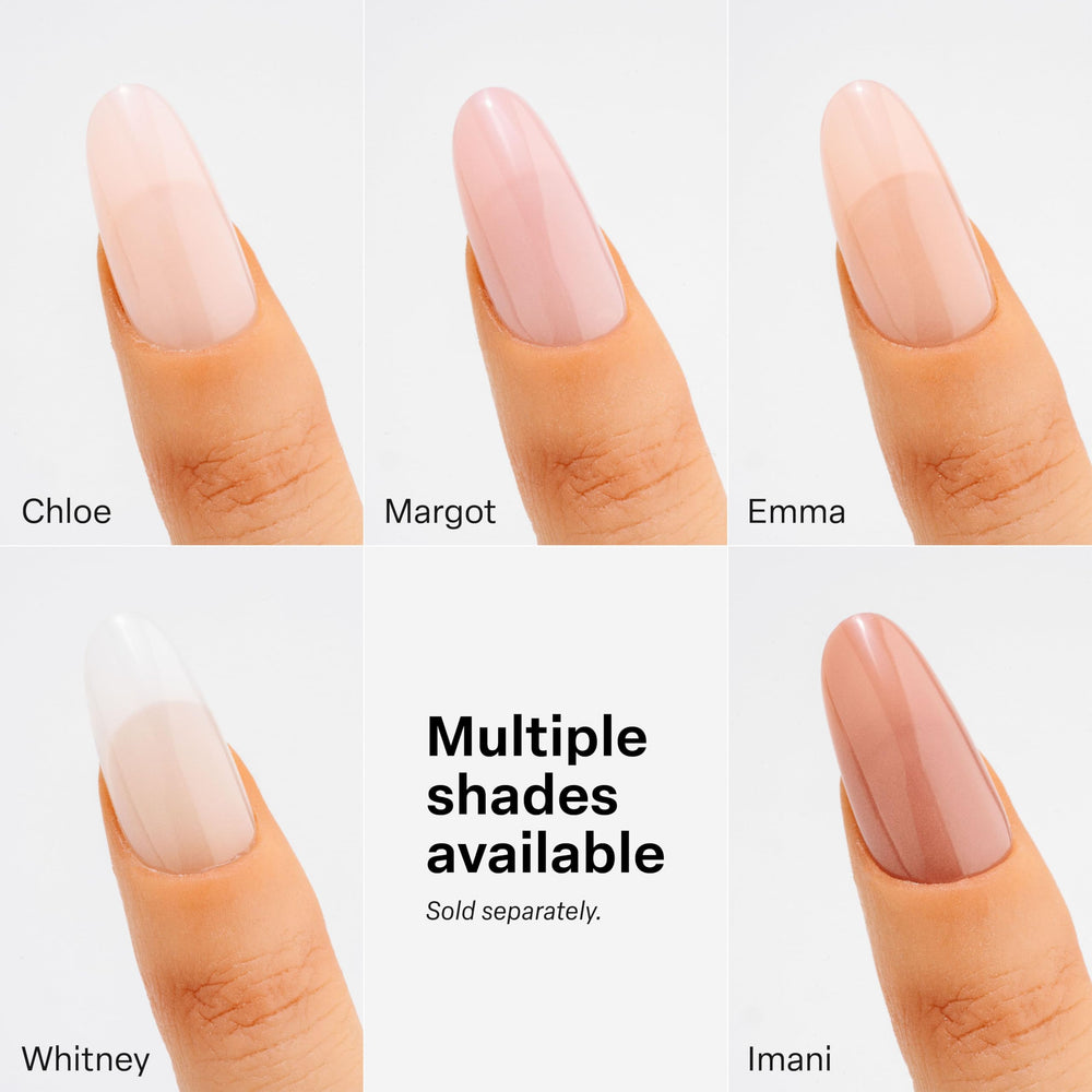 APRES Neutrals Gel-X Emma nail art base for creative design.