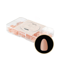APRES Neutrals Gel-X Emma soft gel formula provides lightweight wear.