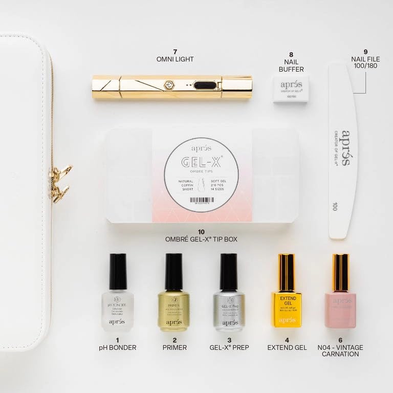 APRÉS Omni Light enables quick, even curing for Gel-X extensions.