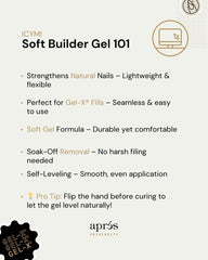 APRÉS Soft Gel Builder professional-quality results for salon-like nails at home.