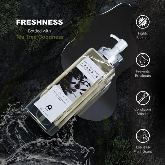 Aprilous tea-tree-oil-cleaner image shows natural antibacterial formula for fresh tools.