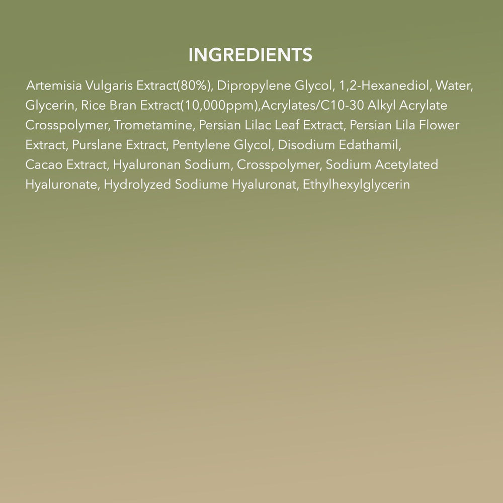 APRILSKIN Artemisia toner packaging shows dermatologist-tested and vegan seals.