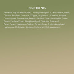 APRILSKIN Artemisia toner packaging shows dermatologist-tested and vegan seals.