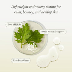 APRILSKIN Artemisia toner with rice bran water for glow.