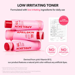 APRILSKIN Milky texture on skin suggests lasting hydration