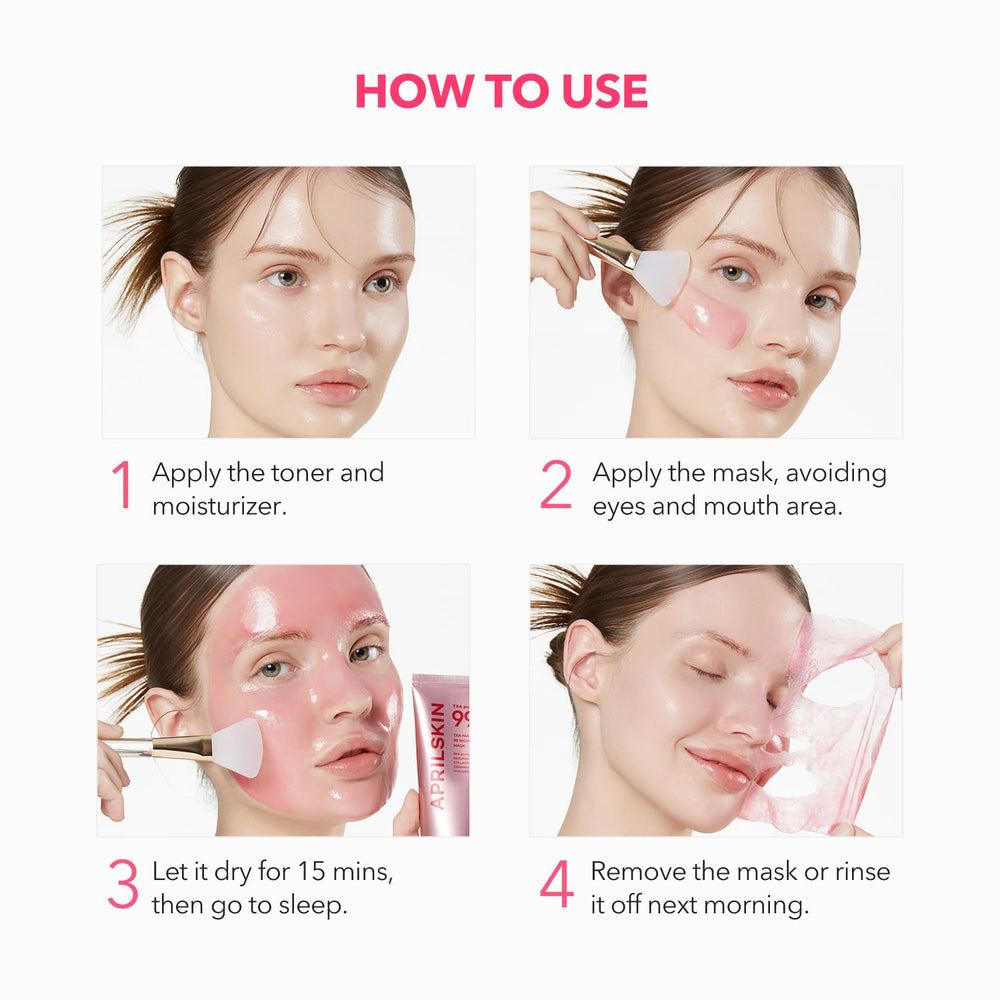 APRILSKIN TXA Niacinamide 99 mask close-up glow