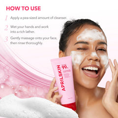 APRILSKIN TXA Niacinamide cleanser with ceramide hydration emphasis on moisture and soothing feel