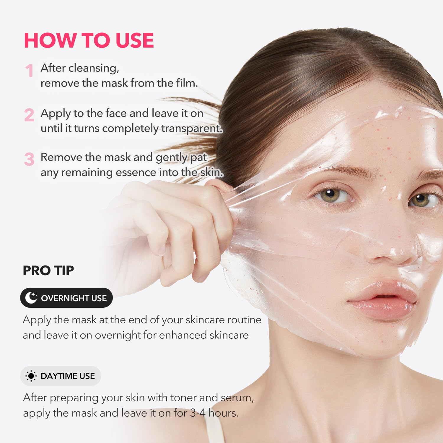 APRILSKIN TXA Pink Capsule Gel Mask nightly hydration routine.