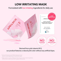 APRILSKIN TXA Pink Capsule Gel Mask glow potential with nightly use.