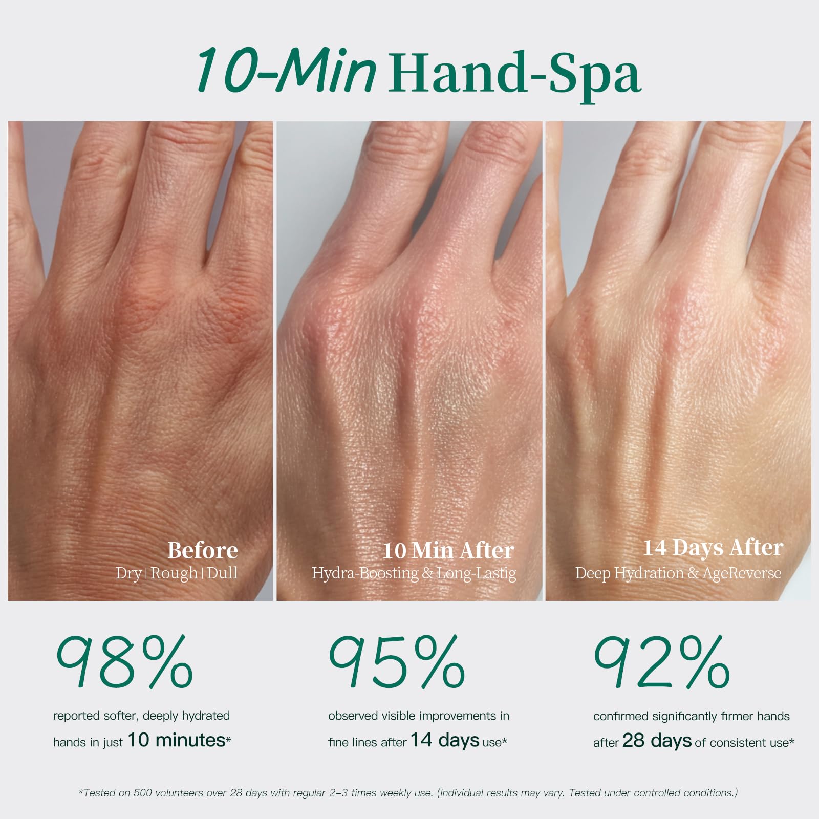 APUREE hand mask with moisture-release technology for deeper hydration and faster absorption