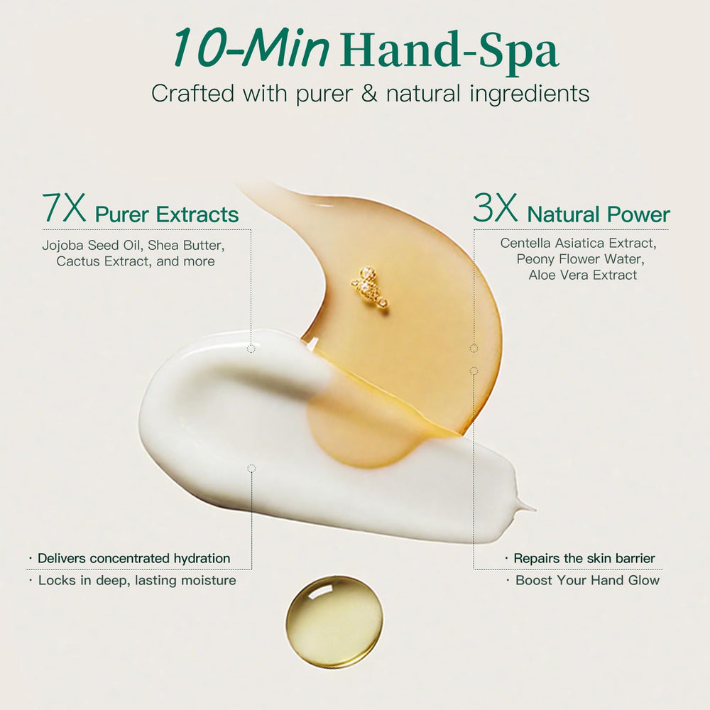 APUREE hand mask delivers 1-percent squalane for nourished, smooth fingertips