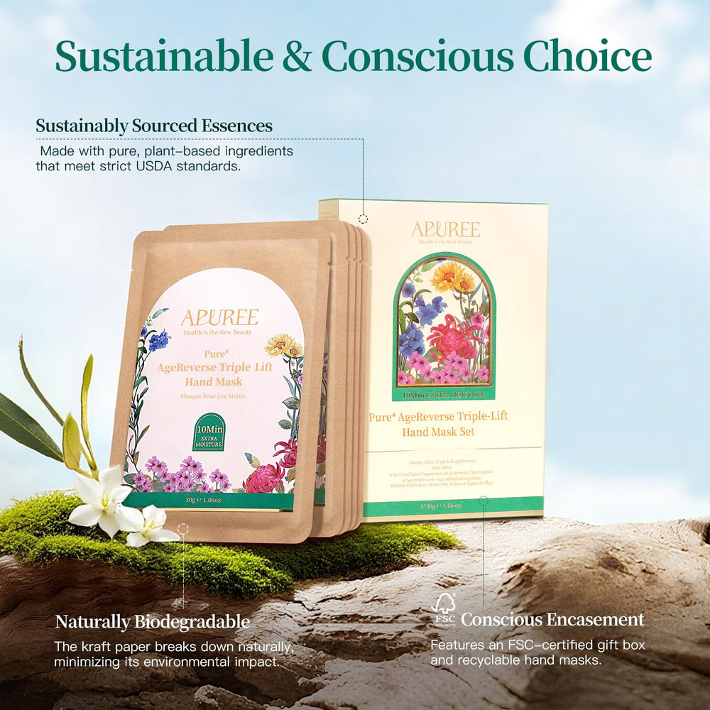 APUREE blend of peony flower and aloe vera aids hydration and resilience