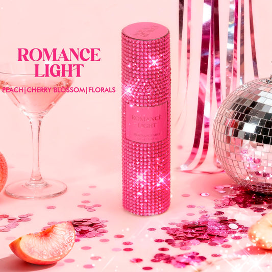 AQUA BLANCE Romance Light fragrance mist bottle in spray action for daily wear.