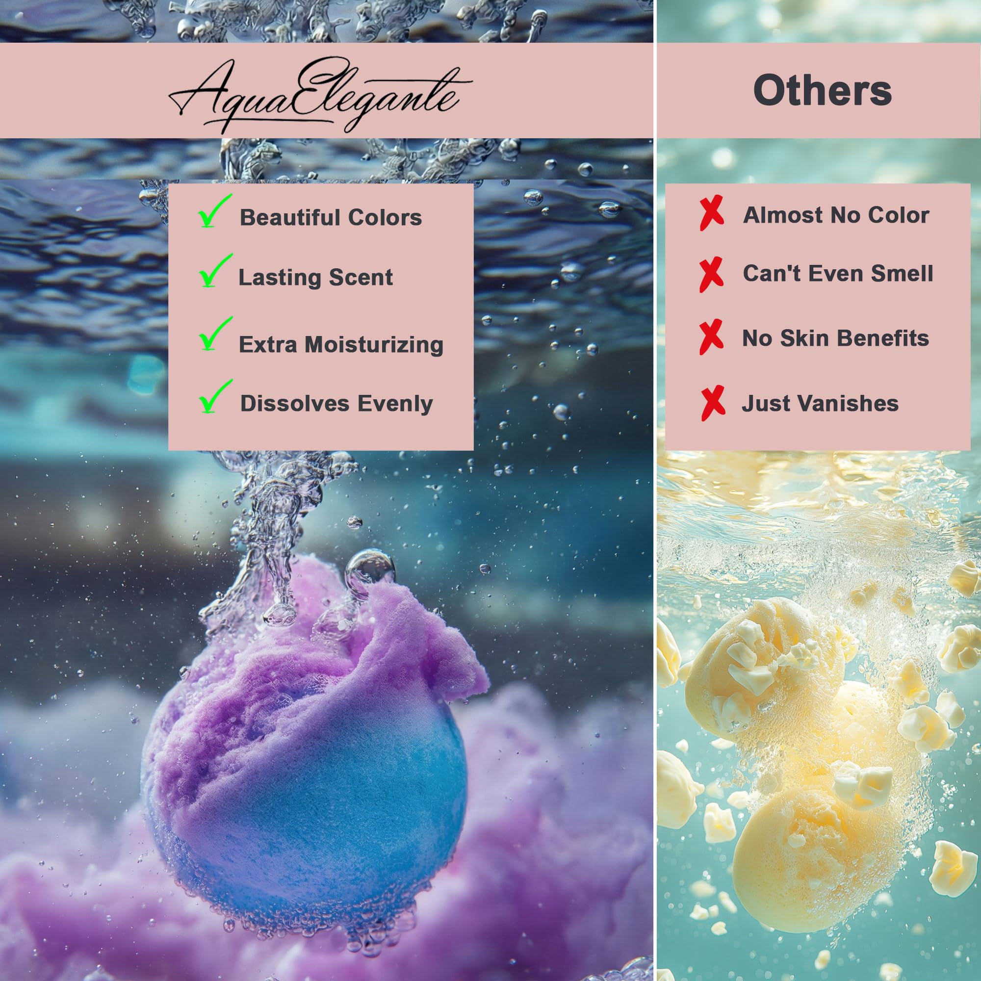 Aqua Elegante 12 scents label showing diverse fragrances.