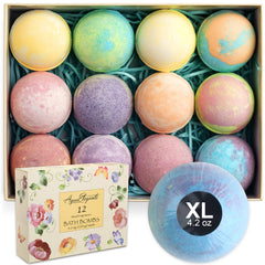 Aqua Elegante Flower Bath Bombs gift-set packaging for a premium spa moment