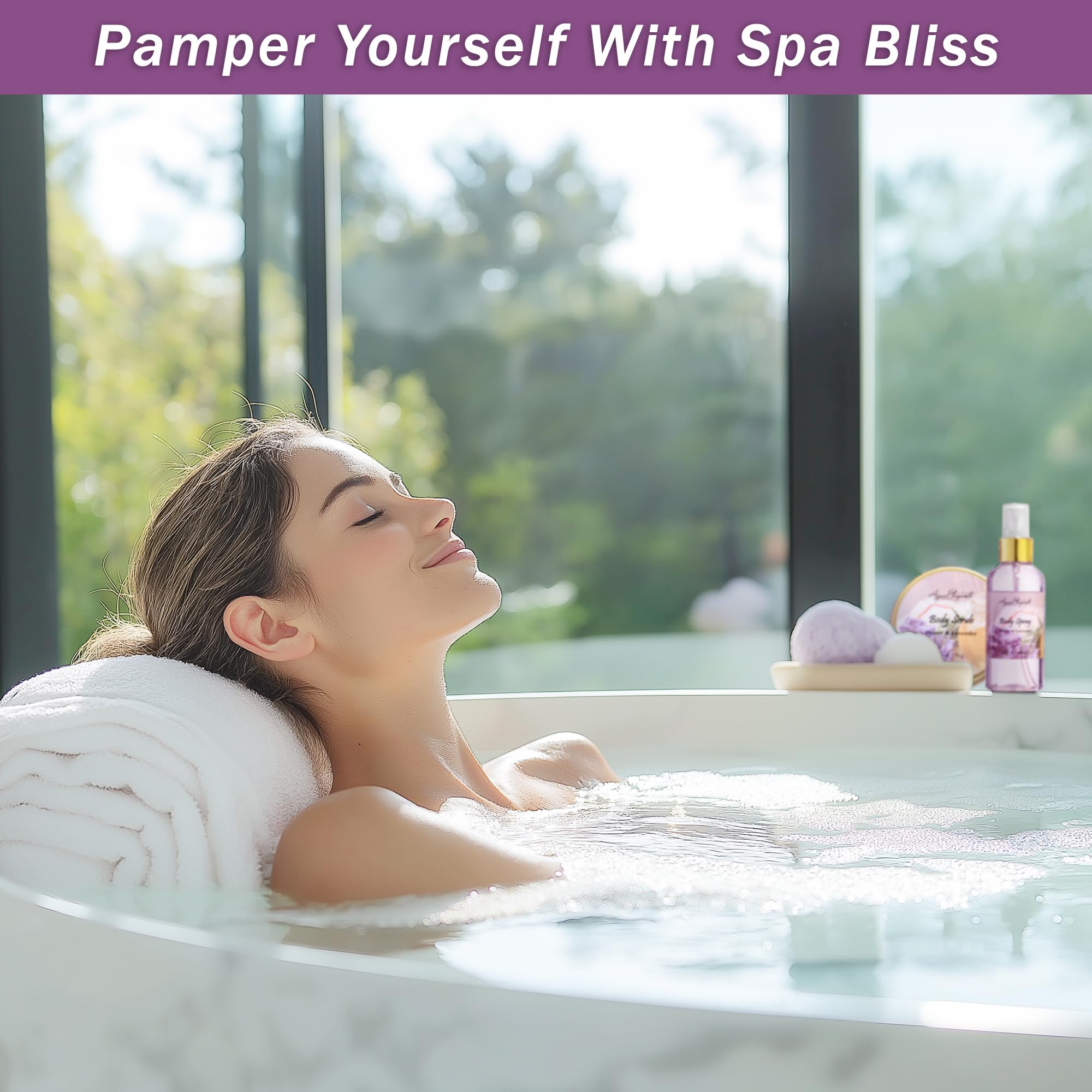 Aqua Elegante Honey Lavender Bath Soap cleanses softly while infusing scent.