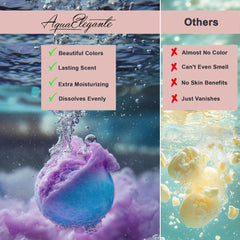 Aqua Elegante bath bomb Sandalwood – warm aroma with silky skin feel