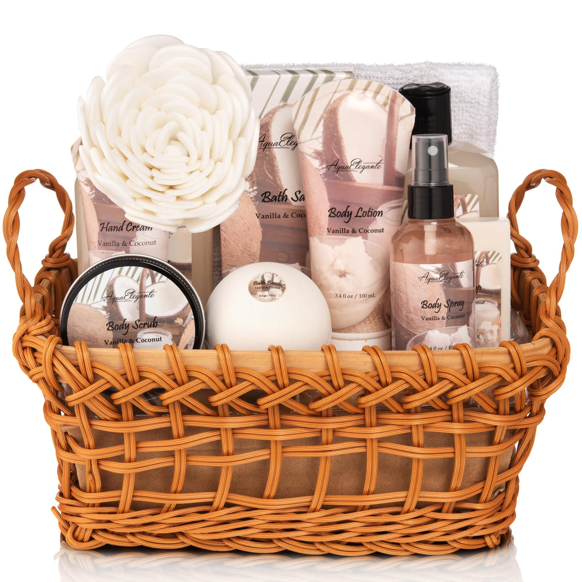Aqua Elegante Spa Basket Body Wash for a refreshing cleanse.