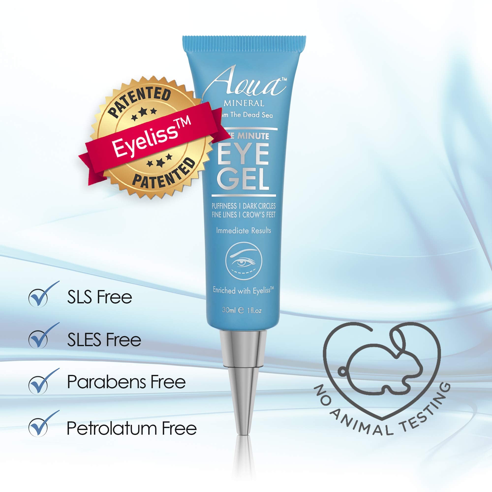Aqua Mineral Cruelty-free packaging communicates eco-friendly skincare.