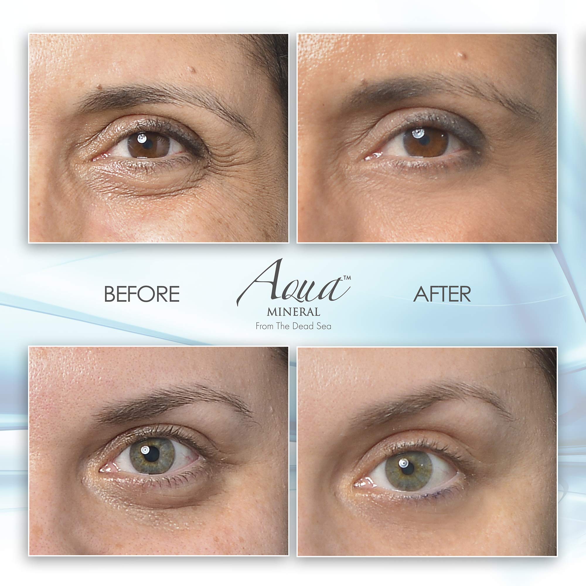 Aqua Mineral Dead Sea Water ingredient emphasizes mineral-rich hydration.