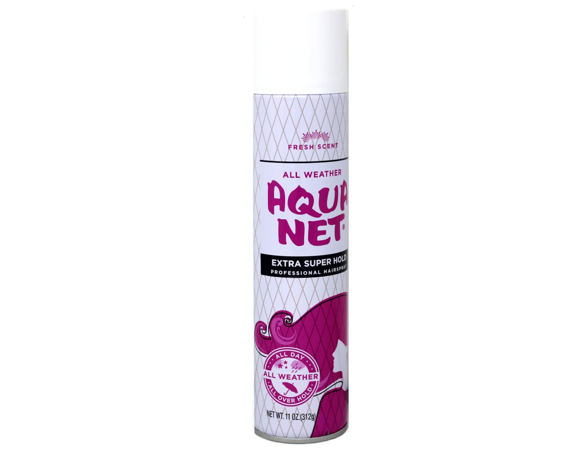 Aqua Net pack 6 bottles for convenient styling at home or studio.